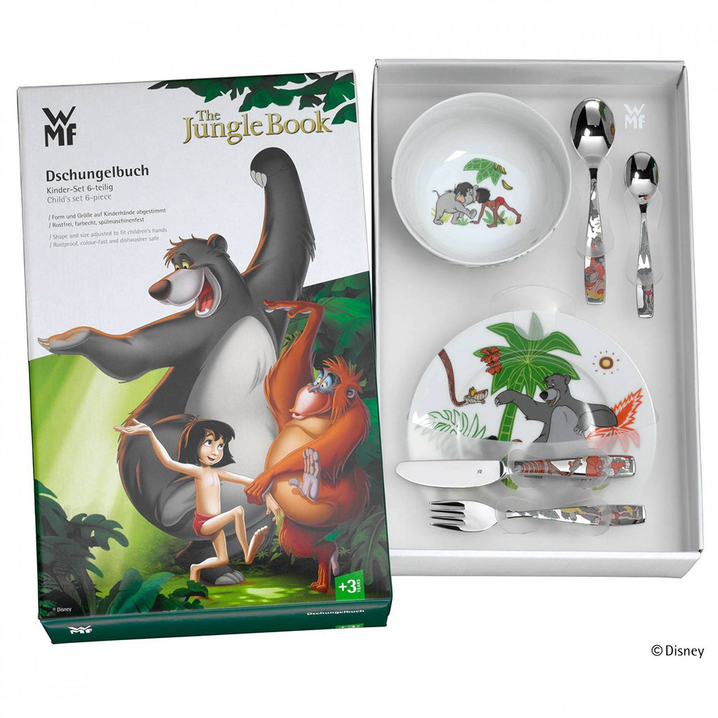 Children WMF Детский набор посуды 6 предметов Книга Джунглей (1283309964) WMF - spb.v-b.ru
