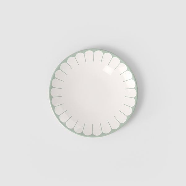 Тарелка десертная 21,2 см Fleur Vert