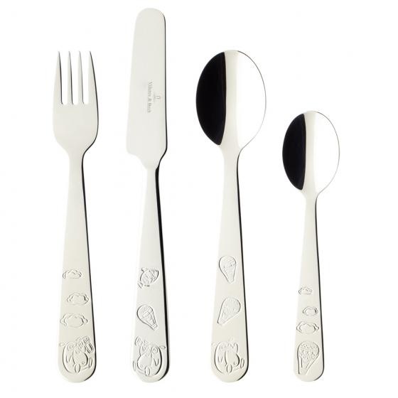 Chewy around the world Набор детских приборов, 4 предмета (1264412091) Villeroy & Boch - spb.v-b.ru