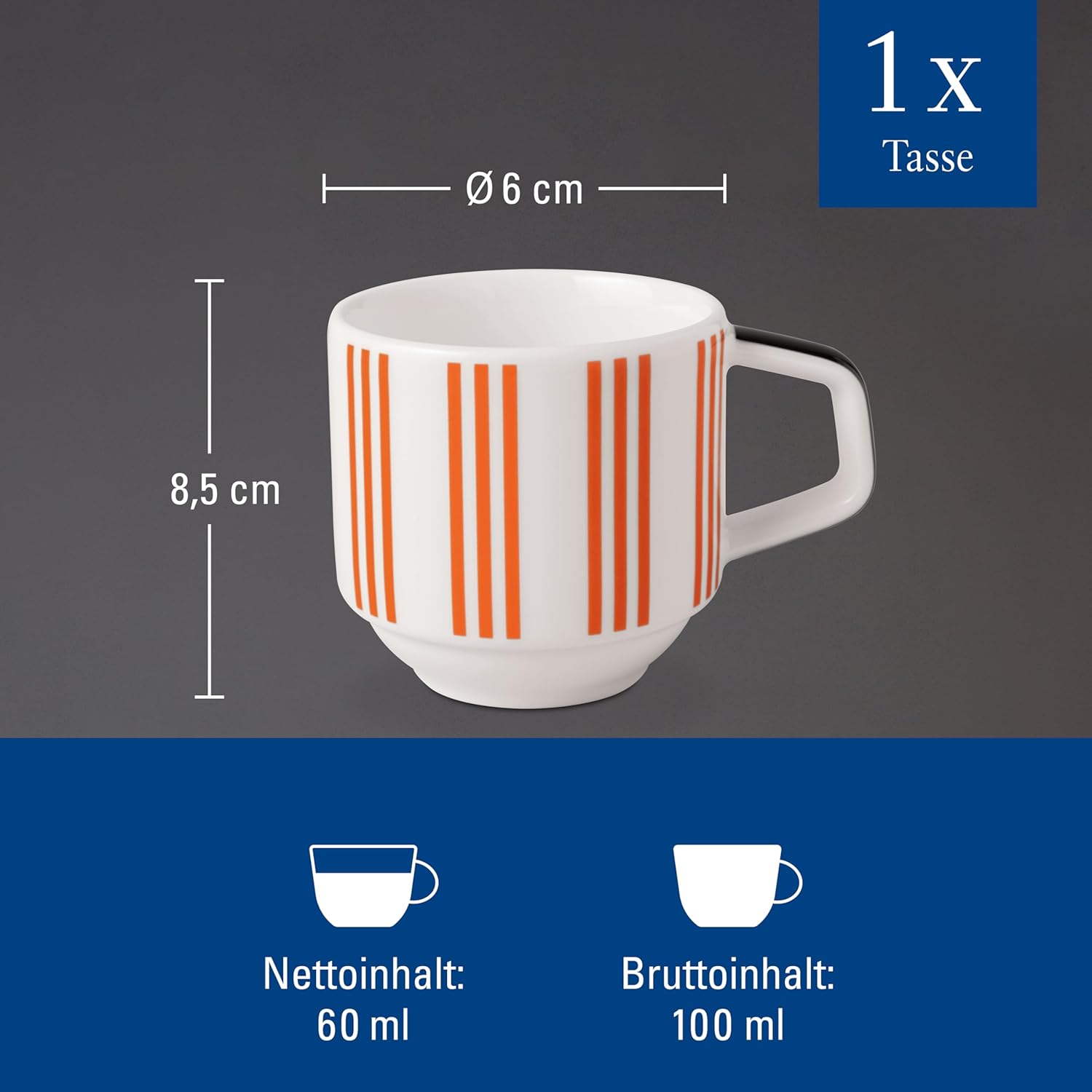 Memphis Collection Чашка эспрессо 0.05 л  (1016901451) Villeroy & Boch - spb.v-b.ru