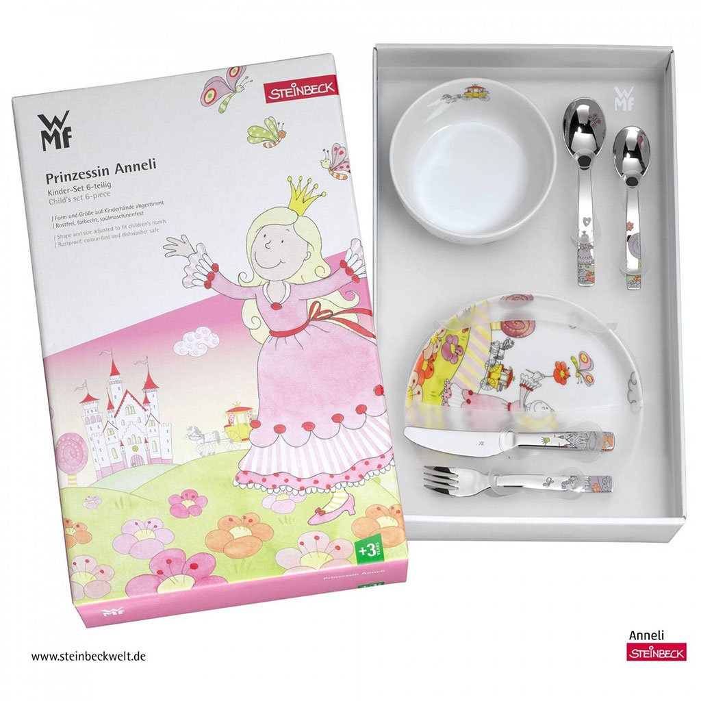 Children WMF Детский набор посуды Принцесса Аннели, 6 предметов (1294159964) WMF - spb.v-b.ru