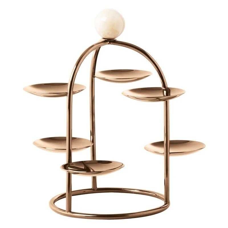 Этажерка 6 маленьких блюд H 19 см., Sambonet Penelope Pvd Rum Pink Onyx 
https://spb.v-b.ru
г.Санкт-Петербург
eshop@v-b.spb.ru
+7(812)3801977