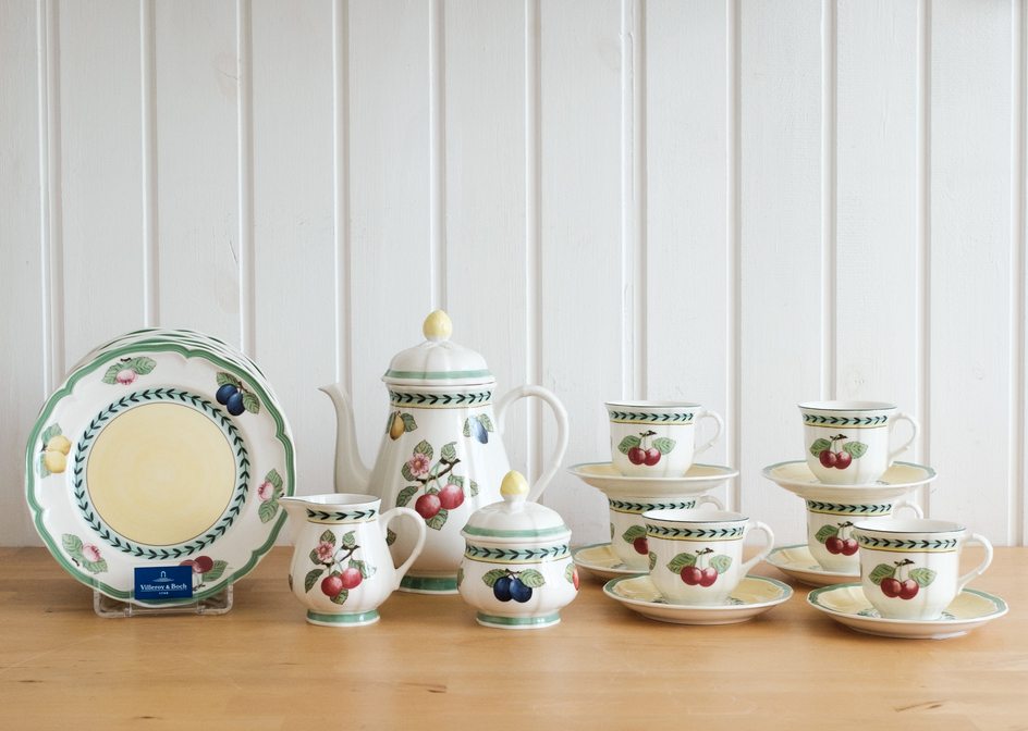 Кофейный сервиз на 6 персон, 21  предмет, French Garden (SZ2281016) Villeroy & Boch - spb.v-b.ru