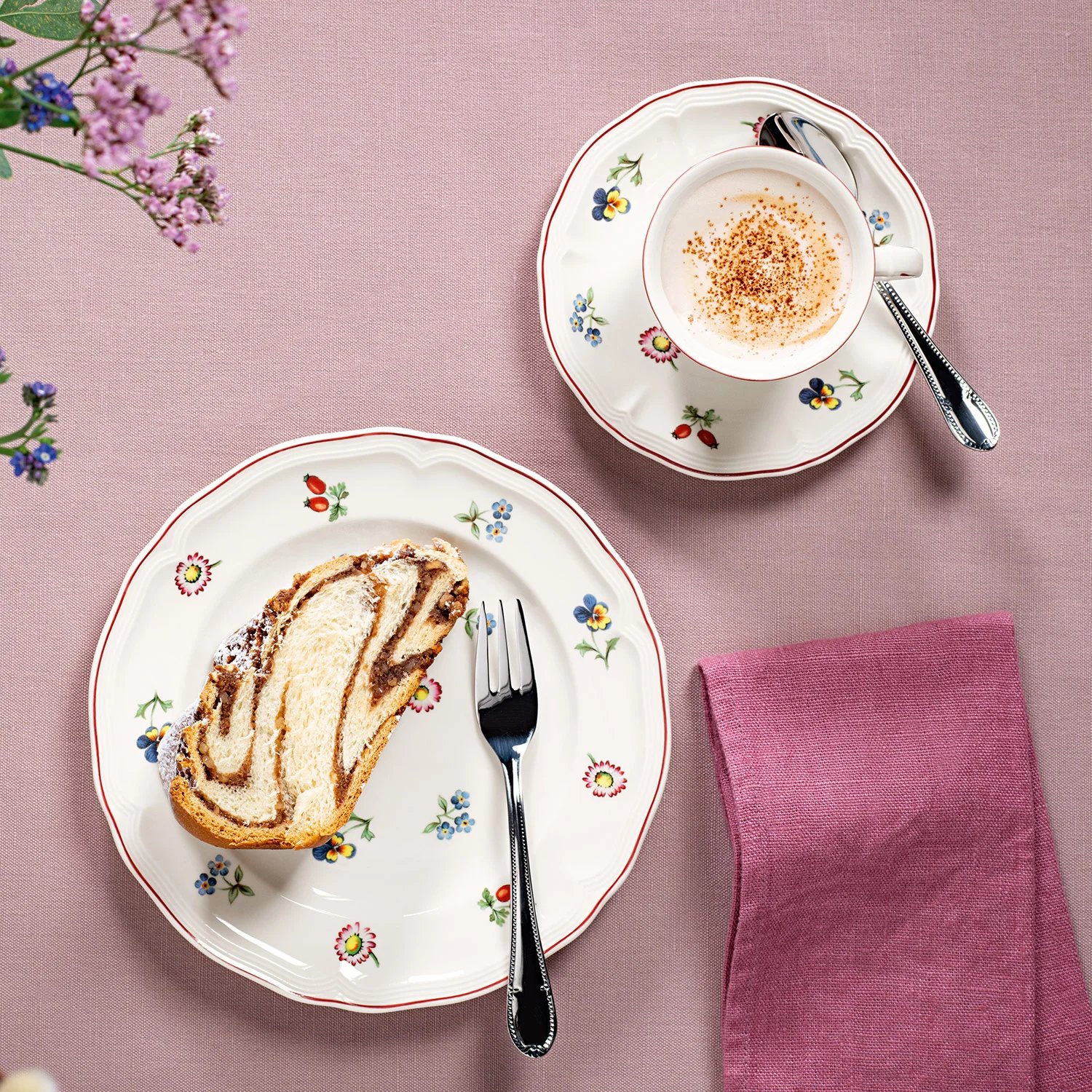 Petite Fleur Салатная тарелка 21 см (1023952640) Villeroy & Boch - spb.v-b.ru