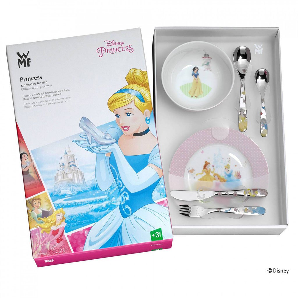 Children WMF Детский набор посуды 6 предметов Princess (1282409964) WMF - spb.v-b.ru