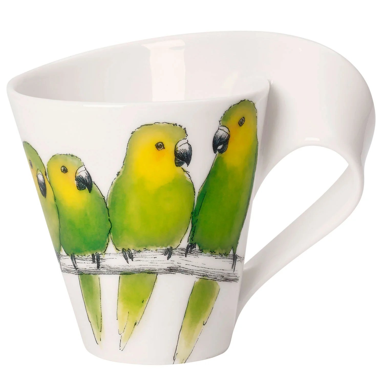 NewWave Caffe Animals Кружка 0.30 л Аратинга/Попугаи (1041569100) Villeroy & Boch - spb.v-b.ru
