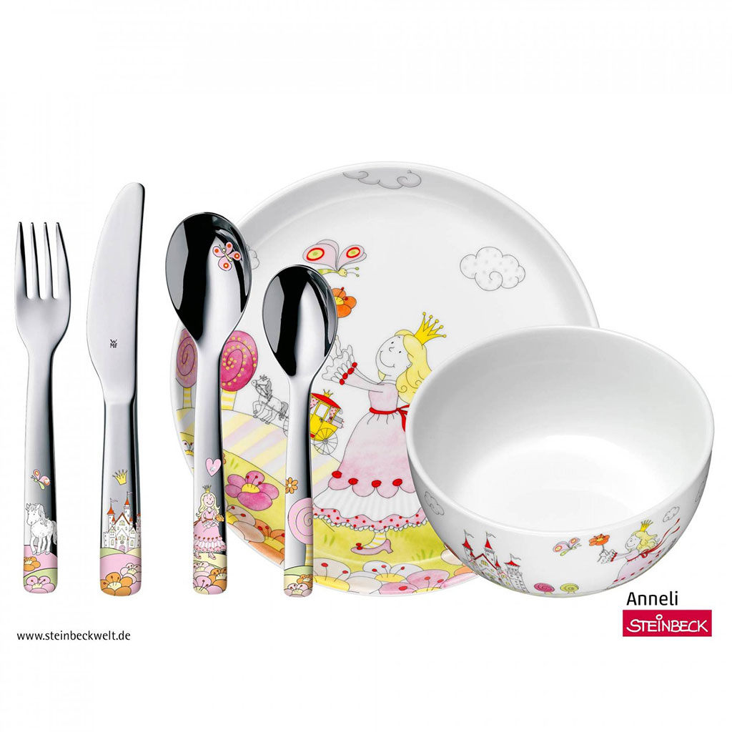 Children WMF Детский набор посуды Принцесса Аннели, 6 предметов (1294159964) WMF - spb.v-b.ru