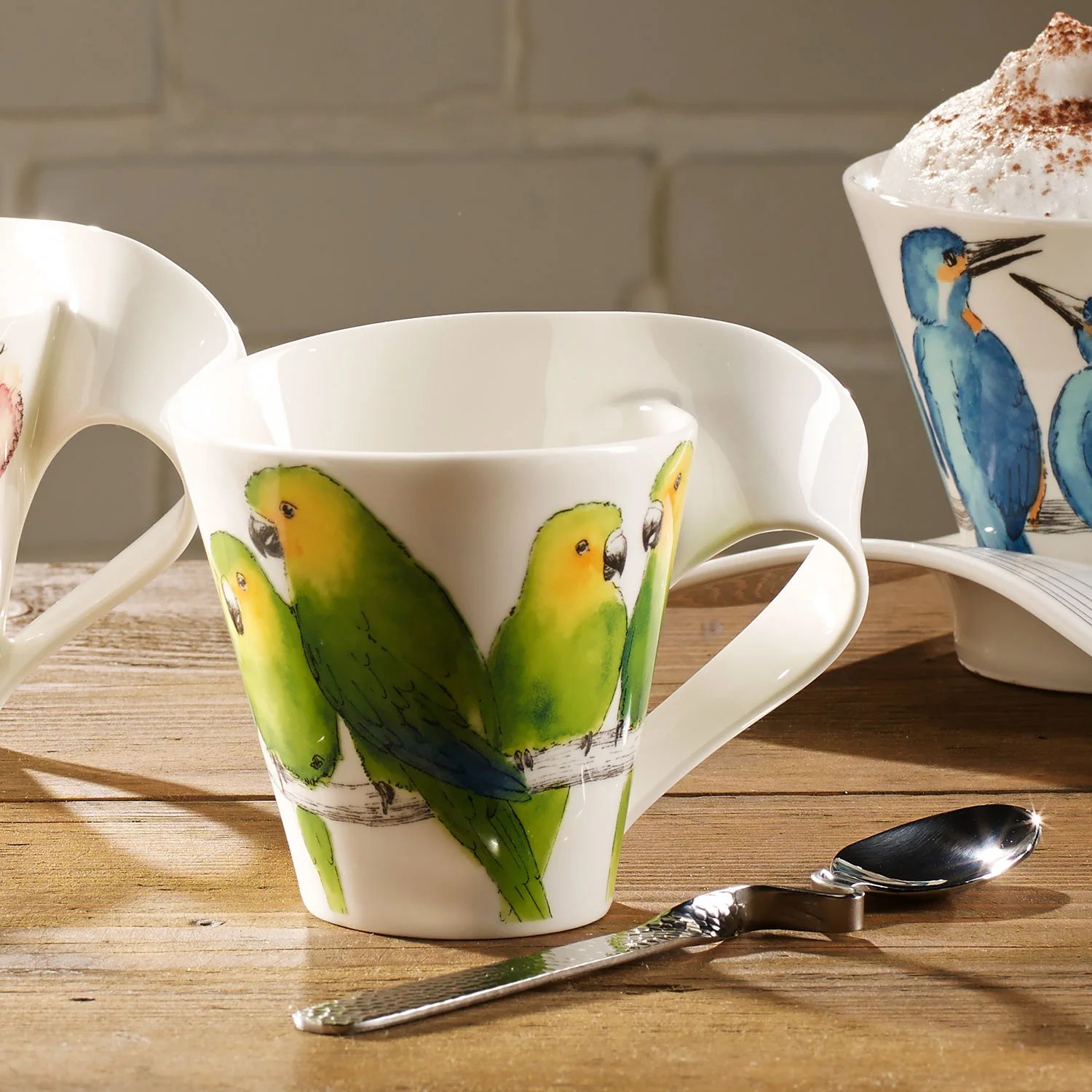 NewWave Caffe Animals Кружка 0.30 л Аратинга/Попугаи (1041569100) Villeroy & Boch - spb.v-b.ru