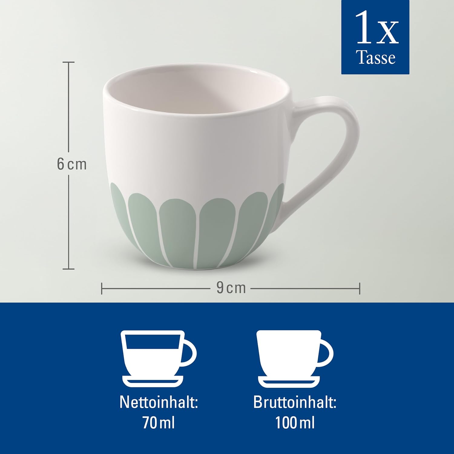 Fleur Soleil Чашка для эспрессо 70 мл (1045521420) Villeroy & Boch - spb.v-b.ru