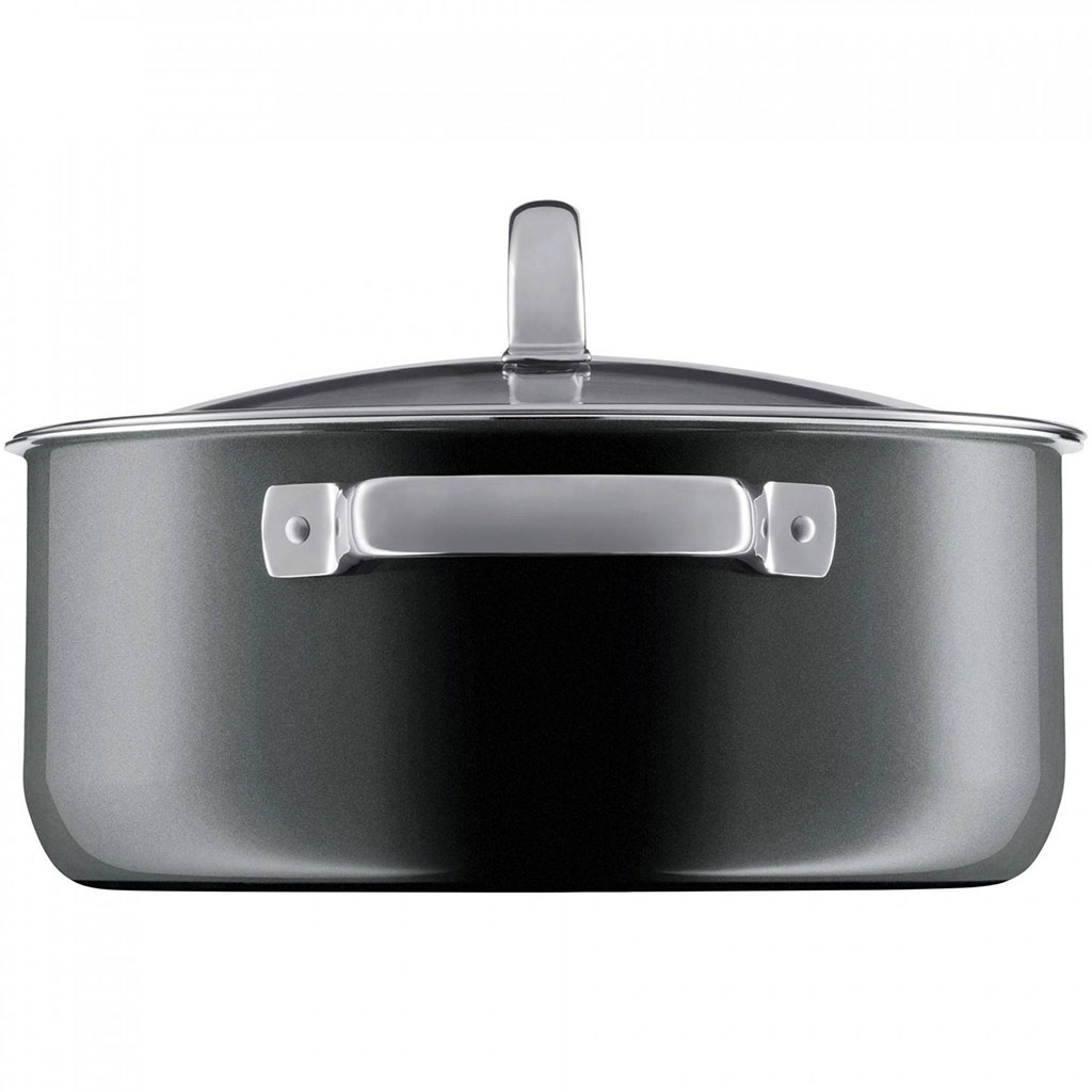 Fusiontec Mineral Кастрюля низкая 4.4 л 24 см Platinum (0514685290) WMF - spb.v-b.ru