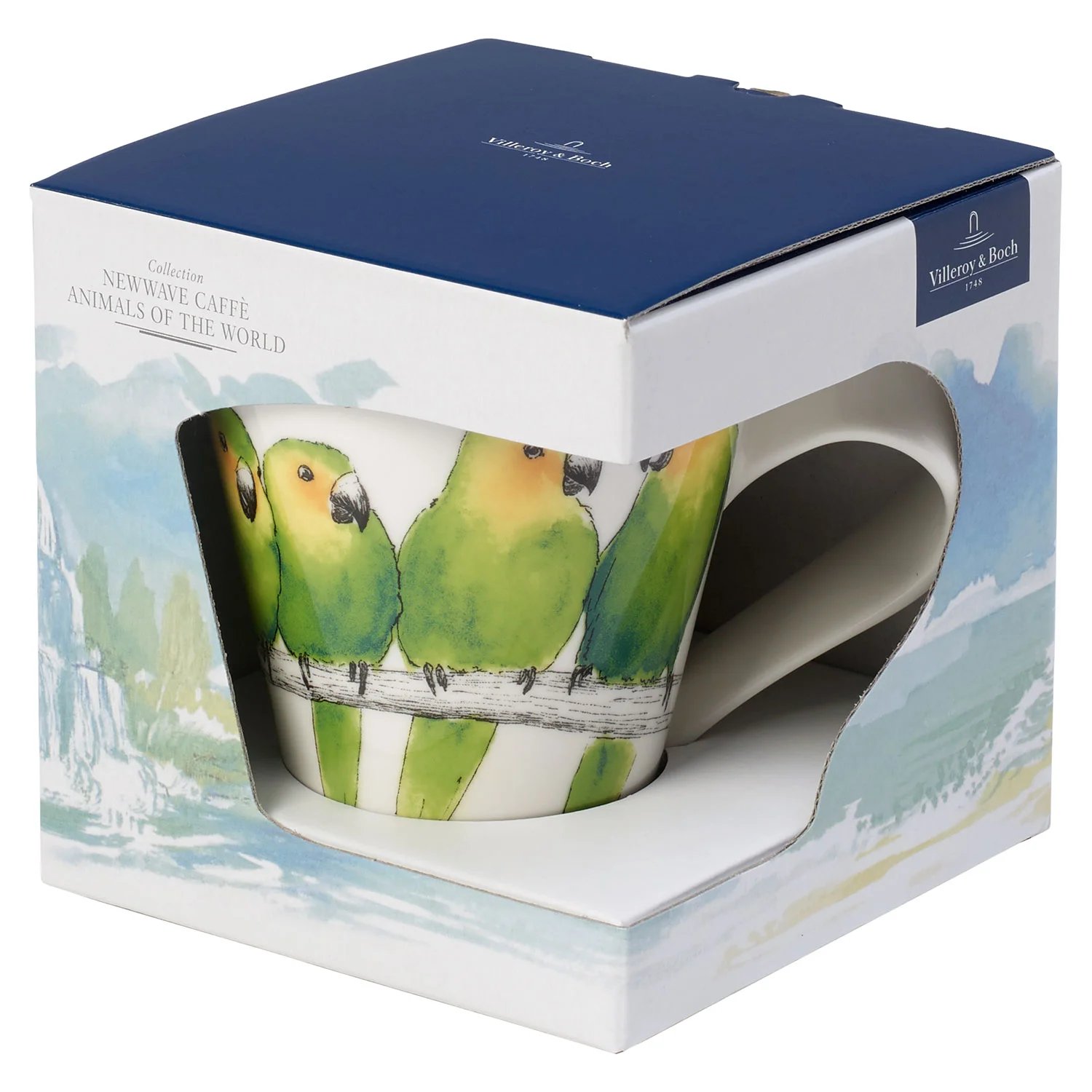 NewWave Caffe Animals Кружка 0.30 л Аратинга/Попугаи (1041569100) Villeroy & Boch - spb.v-b.ru