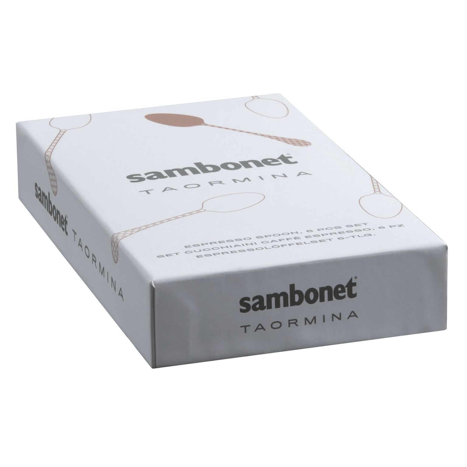 Sambonet Ложка кофейная набор 6 штук Taormina Gold (52766GA7) Sambonet - spb.v-b.ru