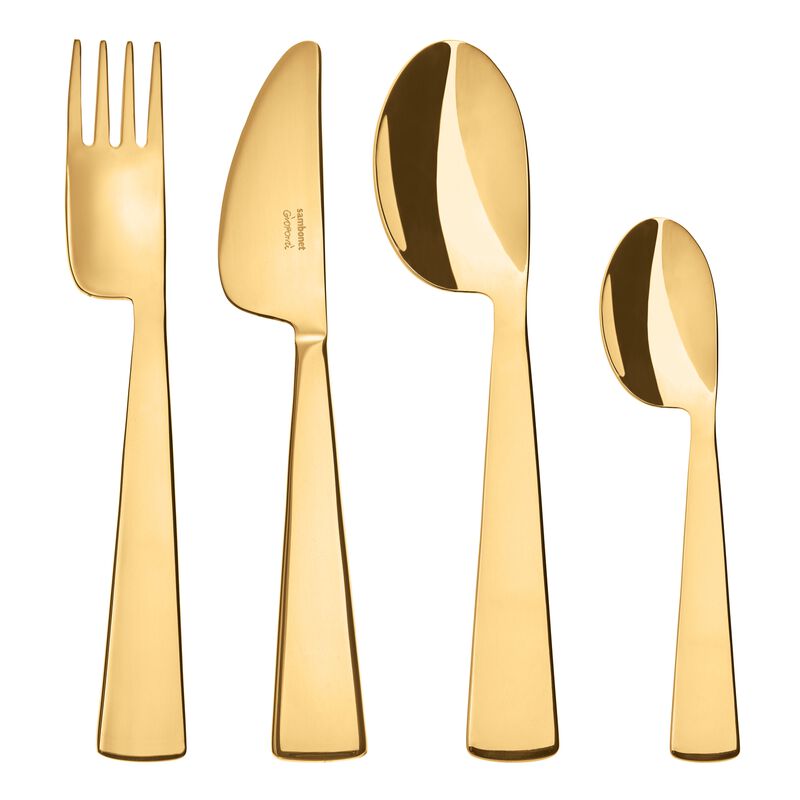 Детский столовый набор из 4 столовых приборов Sambonet Conca Gio Ponti Pvd Gold
https://spb.v-b.ru
г.Санкт-Петербург
eshop@v-b.spb.ru
+7(812)3801977