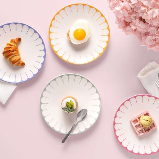 Набор тарелок  для завтрака / десерта 21,2  см, 4 шт. коллекция  Fleur () Villeroy & Boch - spb.v-b.ru