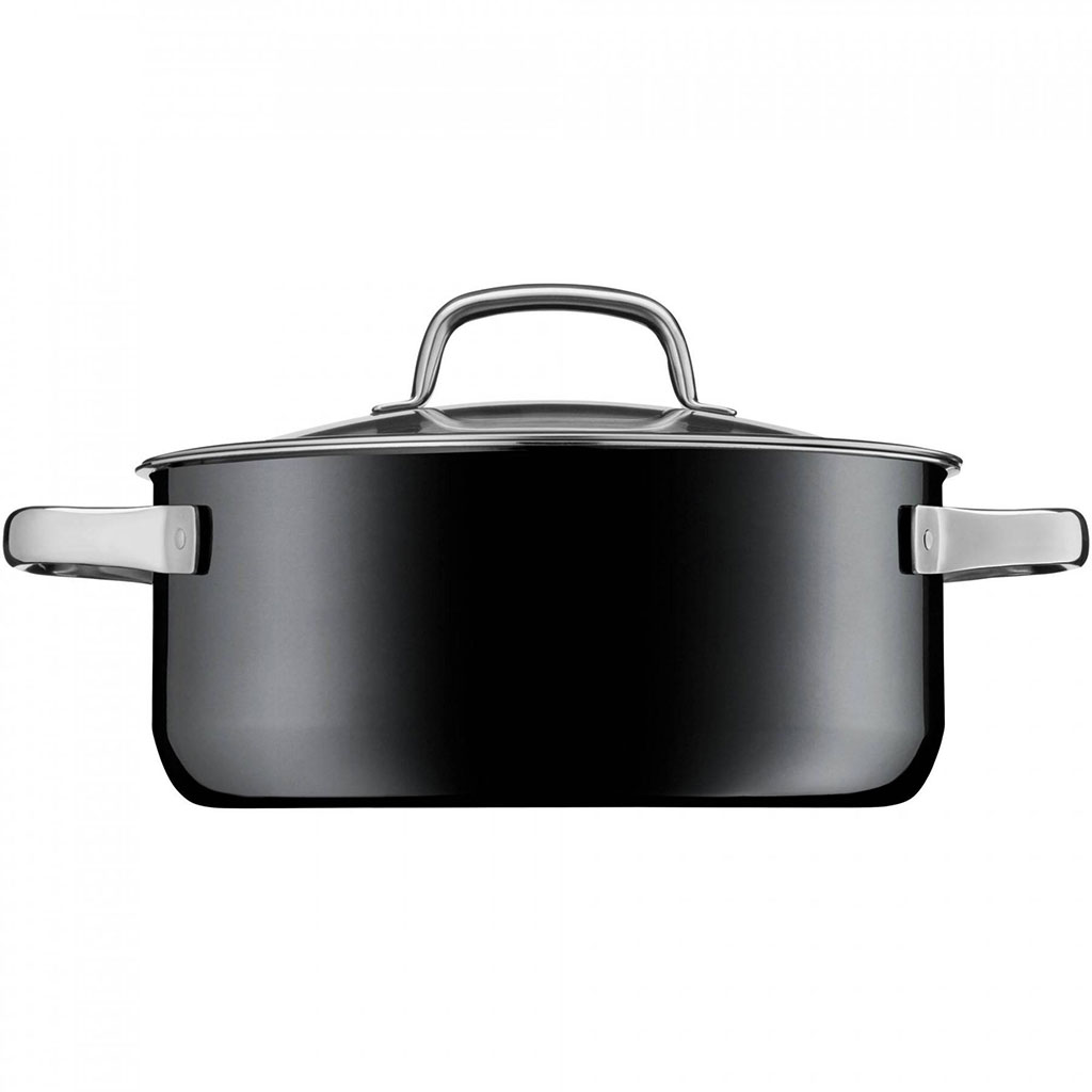 Fusiontec Mineral Кастрюля низкая 4.4 л 24 см Черная (0514655290) WMF - spb.v-b.ru