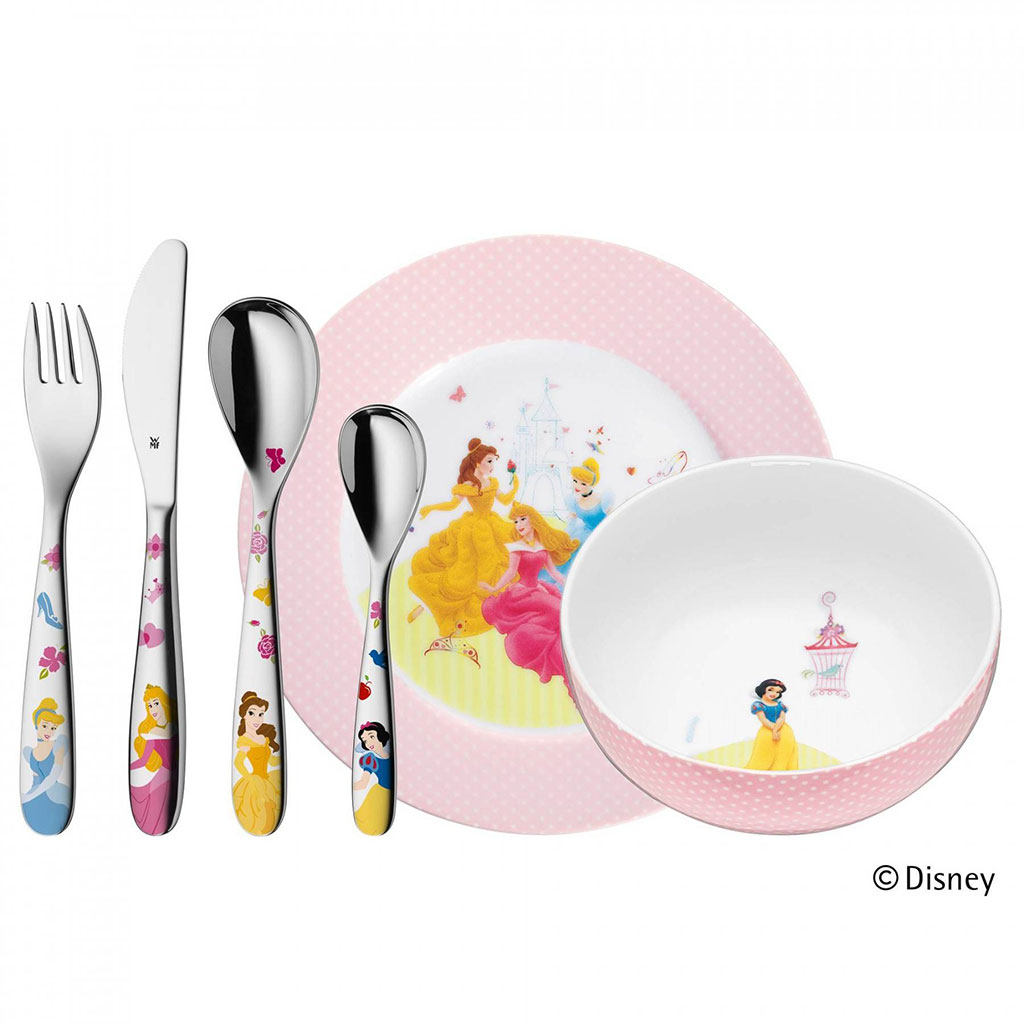 Children WMF Детский набор посуды 6 предметов Princess (1282409964) WMF - spb.v-b.ru