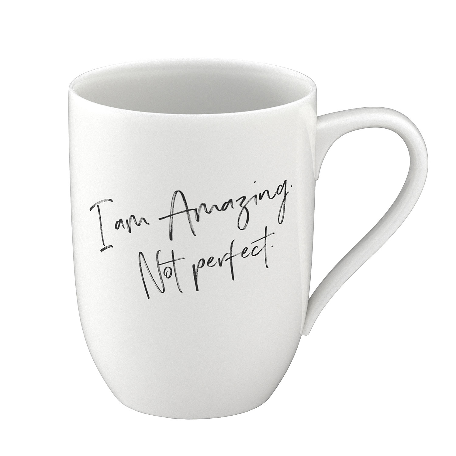 Statement Mug Кружка "Amazing. Not Perfect"("Удивительная. Не идеальная") 340 мл  Villeroy & Boch
https://spb.v-b.ru
г.Санкт-Петербург
eshop@v-b.spb.ru
+7(812)3801977