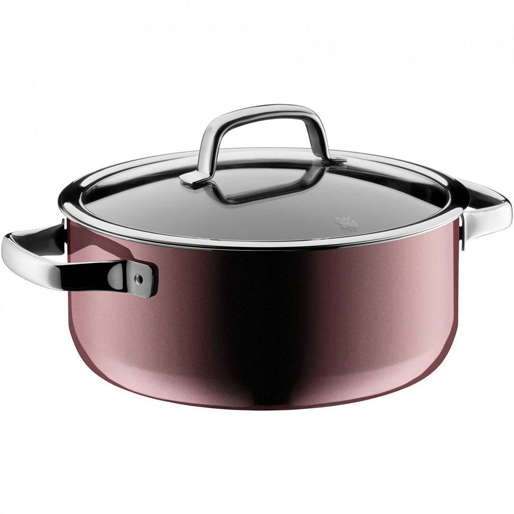 Fusiontec Mineral Кастрюля низкая 4.4 л 24 см Rose Quartz (0514695290) WMF - spb.v-b.ru