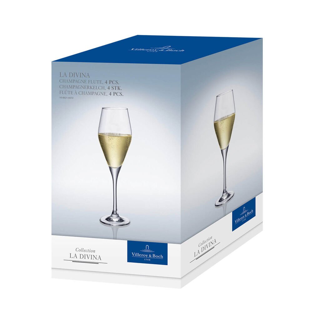 La Divina Набор бокалов для шампанского 4 шт  (1136678131) Villeroy & Boch - spb.v-b.ru