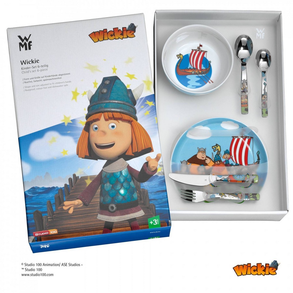 Children WMF Детский набор посуды Вики Викинг, 6 предметов (1294359964) WMF - spb.v-b.ru