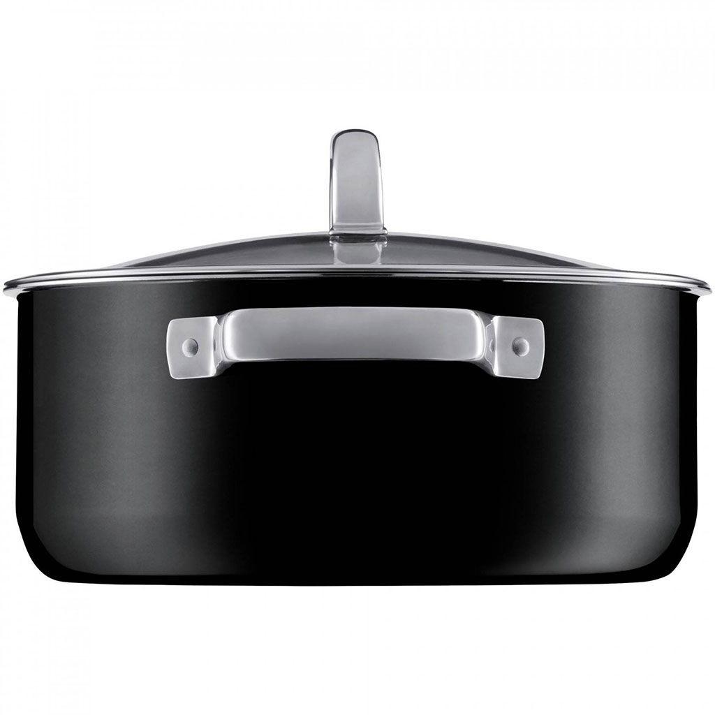 Fusiontec Mineral Кастрюля низкая 4.4 л 24 см Черная (0514655290) WMF - spb.v-b.ru