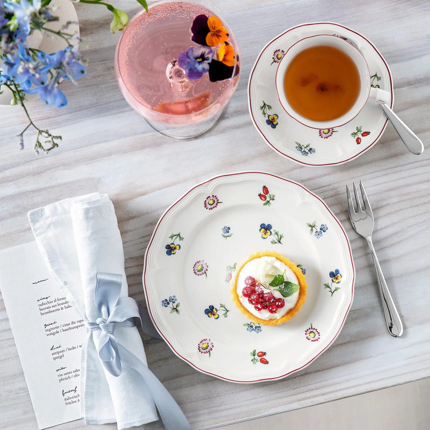 Petite Fleur Салатная тарелка 21 см (1023952640) Villeroy & Boch - spb.v-b.ru