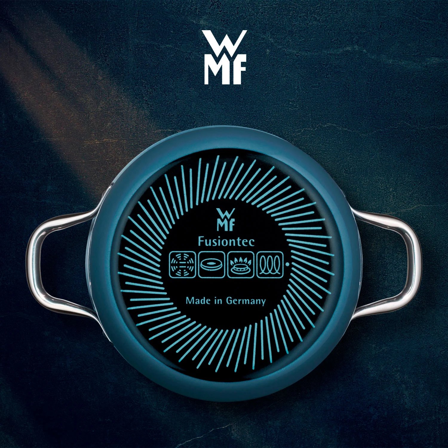 WMF Набор кастрюль 3 предмета Fusiontec Essential Dark Blue  (0517065290) WMF - spb.v-b.ru