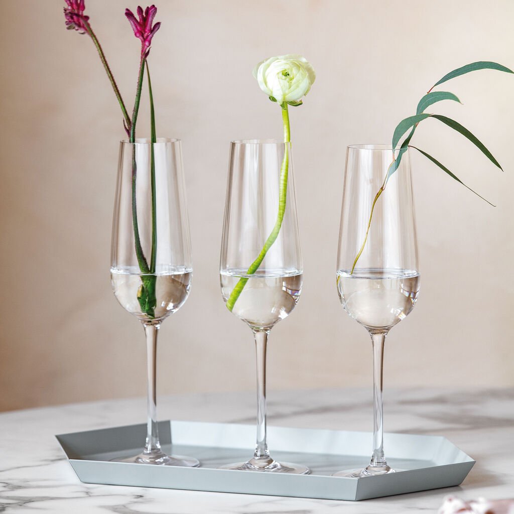 Rose Garden Набор бокалов для шампанского 4 пр 250 мм (1137258130) Villeroy & Boch - spb.v-b.ru