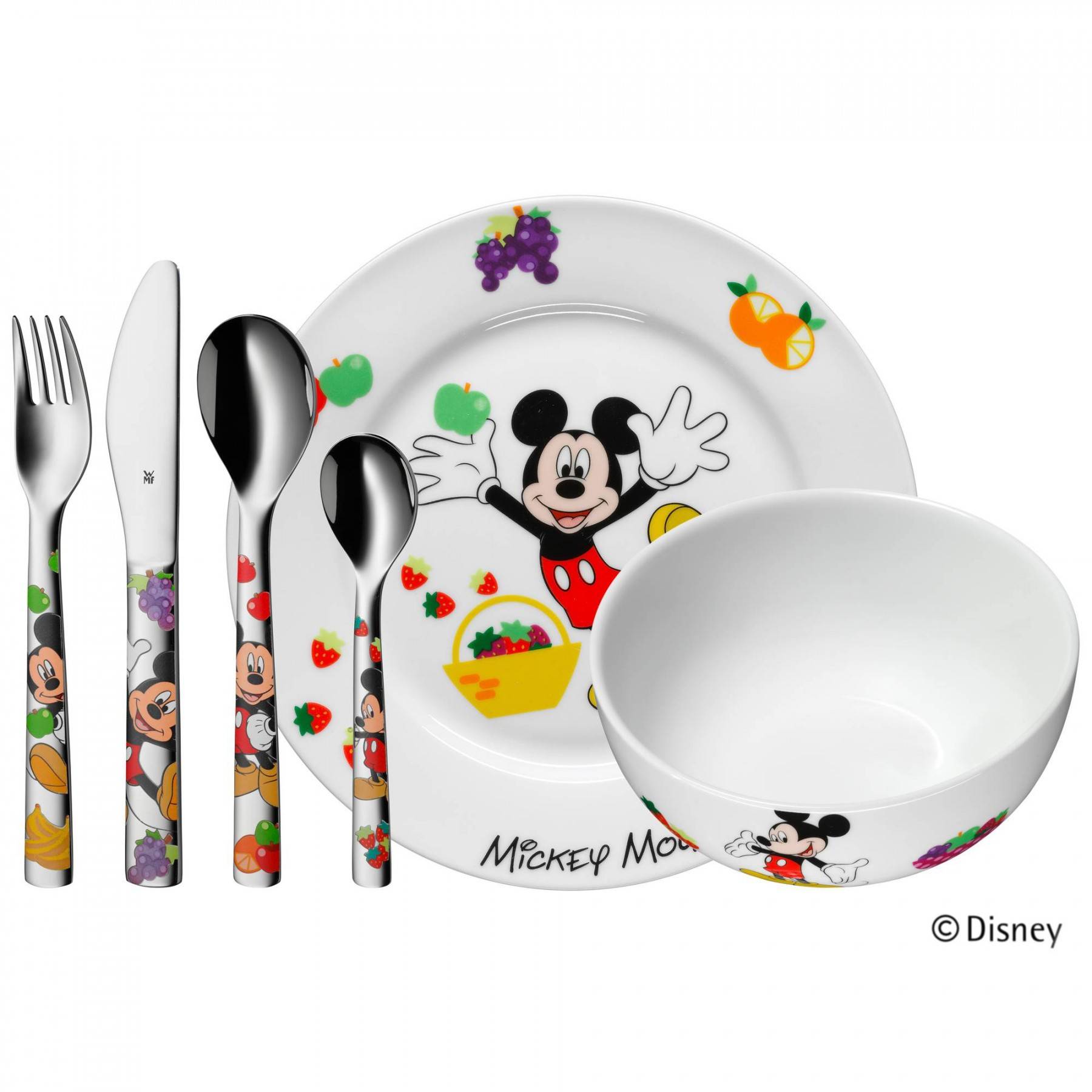 CHILDREN WMF Детский набор посуды 6 предметов Mickey Mouse (1282959964) WMF - spb.v-b.ru