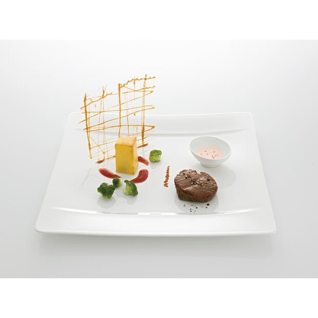 Modern Grace Плоская тарелка 27х27см (6045102610) Villeroy & Boch - spb.v-b.ru
