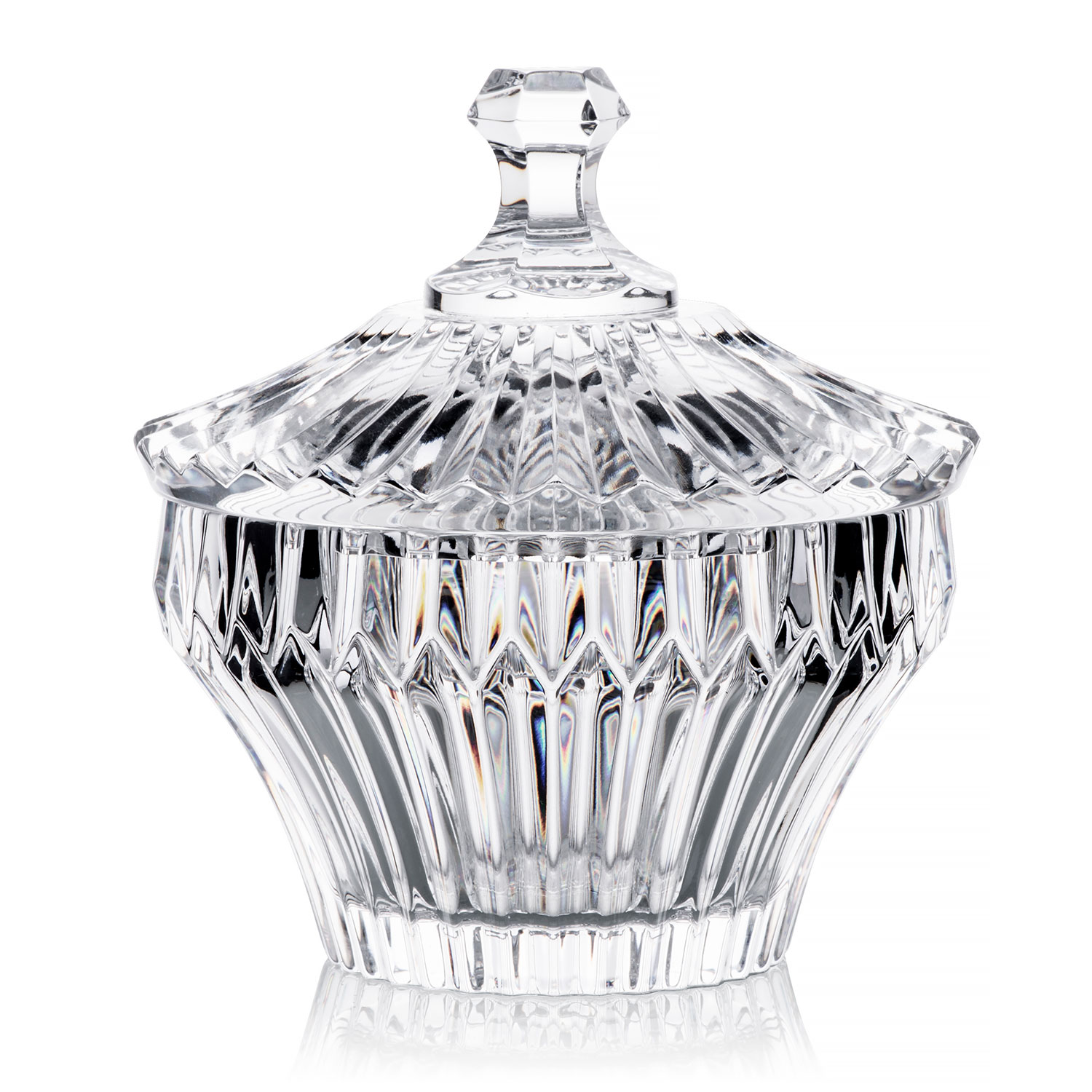 Crown Jewel Чаша с крышкой 12 см (R1060365) Rogaska - spb.v-b.ru