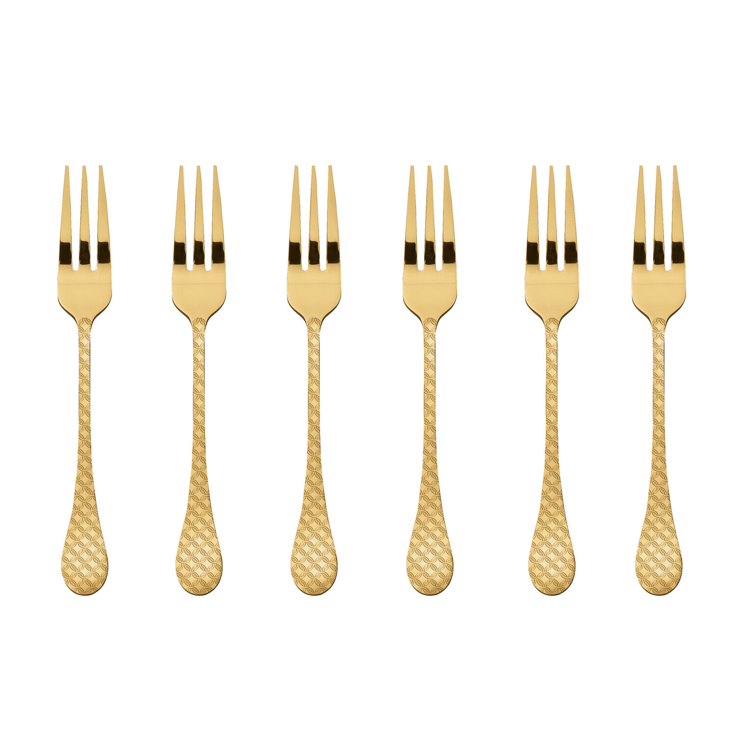 Sambonet Вилка для торта, набор 6 штук Taormina Gold (52766GA5) Sambonet - spb.v-b.ru