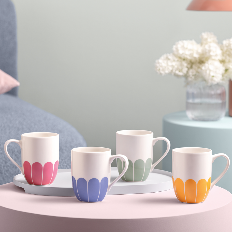 Набор кружек, 4 шт,  коллекция  Fleur () Villeroy & Boch - spb.v-b.ru