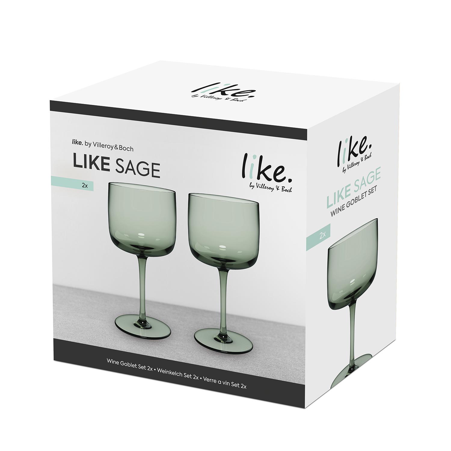 Like Sage Набор бокалов для вина 0.3 л, 2 шт