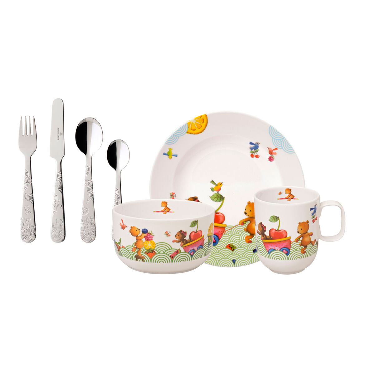 Hungry Bear Детский набор 7 предметов (1486658435) Villeroy & Boch - spb.v-b.ru