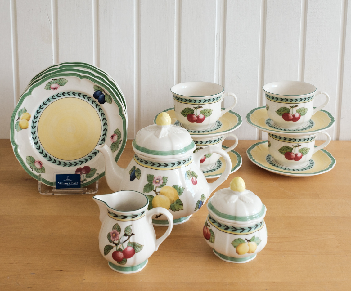 Чайный сервиз на 4 персоны, 15 предметов, French Garden (SZ10228104) Villeroy & Boch - spb.v-b.ru