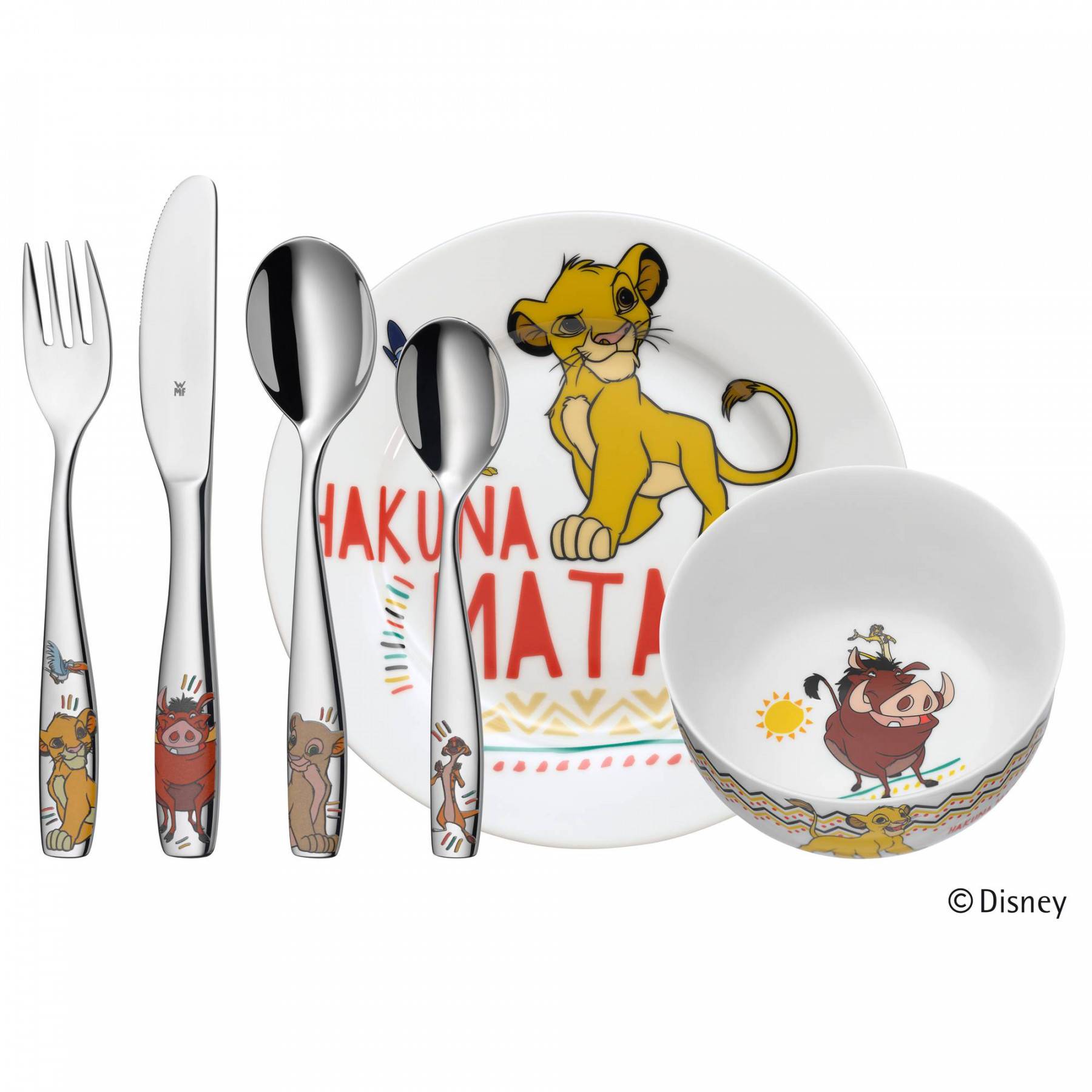 Детский набор посуды 6 предметов Король Лев (1286049964) WMF - spb.v-b.ru