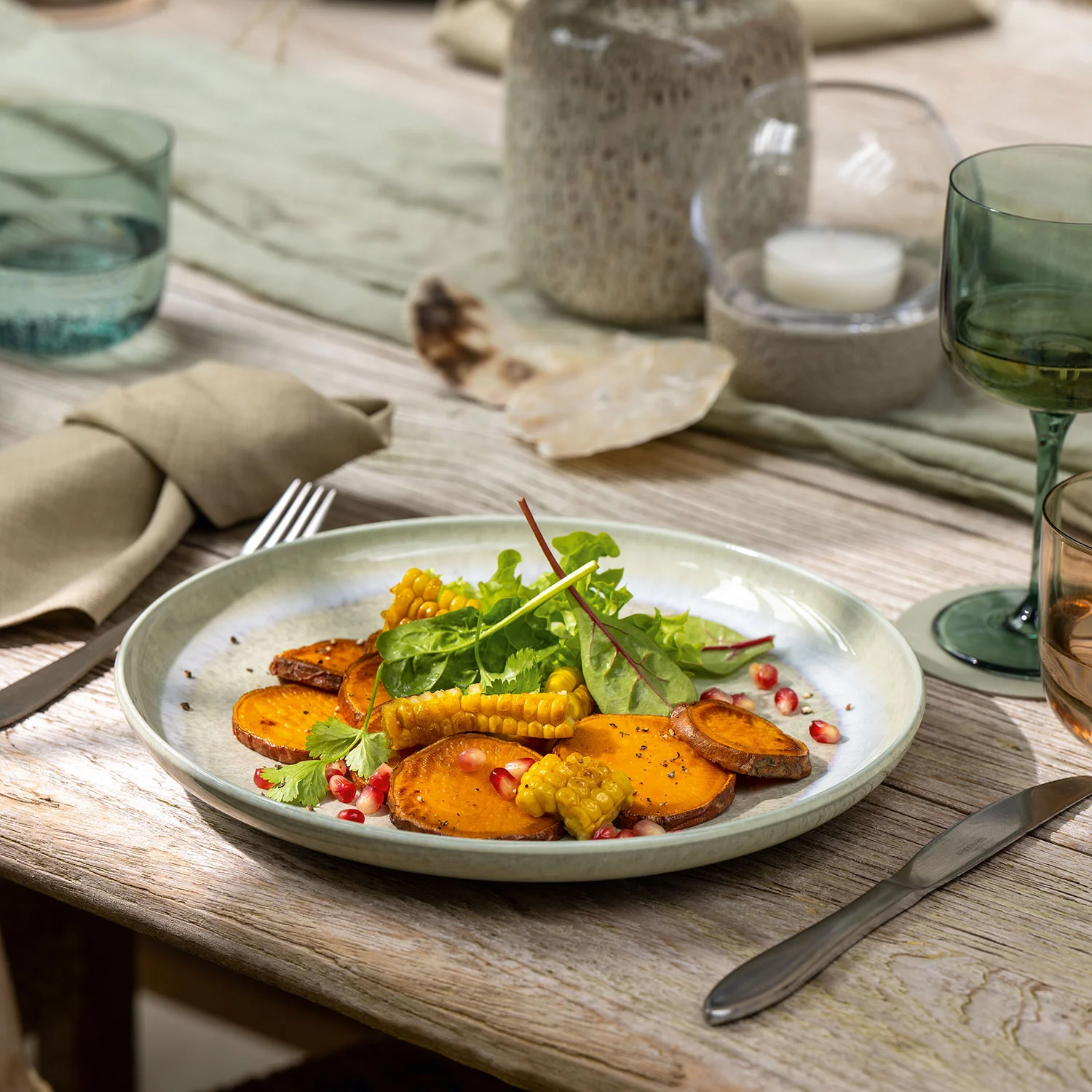 Perlemor Alga Тарелка плоская 27 см (1951742610) Villeroy & Boch - spb.v-b.ru