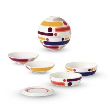 Iconic La Boule  Miami мини Набор посуды 5 предметов на 2 персоны  (1016669054) Villeroy & Boch - spb.v-b.ru