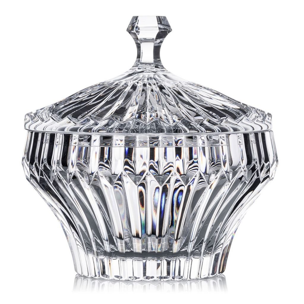 Crown Jewel Чаша с крышкой 19 см  (R130925) Rogaska - spb.v-b.ru