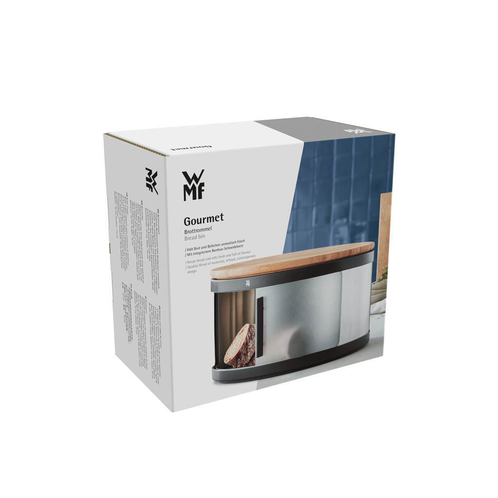 WMF Gourmet Хлебница с доской из бамбука D-32 см  (0634456030) WMF - spb.v-b.ru
