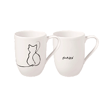 Statement Mug Набор кружек 0.34 л 2 шт Cat