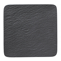 Manufacture Rock Тарелка сервировочная черная 32,5 x 32,5 x 1,5 см