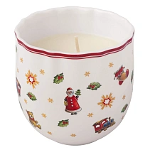 Toy's Delight Подсвечник 9 см с ароматической свечой с запахом корицы 