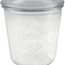 Paderno Банка с крышкой 580 мл 2 шт. Glass Tavola