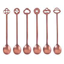 Sambonet Party Набор ложек для вечеринки 6 шт Oriental Living Antique Pvd Copper