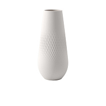 Collier blanc Ваза белая высокая 11,5x11,5x26 см
