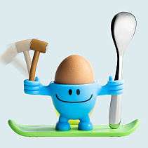 Children WMF Подставка для яйца McEgg голубая с ложкой 