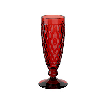 Boston Coloured Бокал для шампанского red 163 мм, объем 150 мл