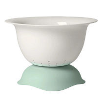 Clever Cooking Салатник/дуршлаг зеленый 29 см 